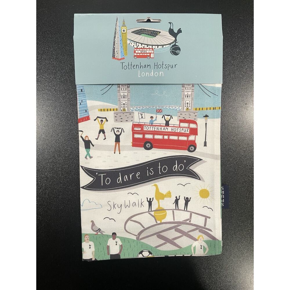 Tottenham Hotspur London Official Licensed Tea Towel - NWT